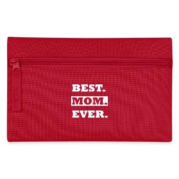 BEST MUM EVER SHIRT - Federtasche - Rot - Vorne