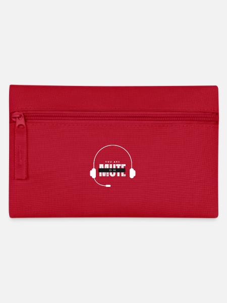 Vous êtes en sourdine folie virtuelle - Trousse - rouge