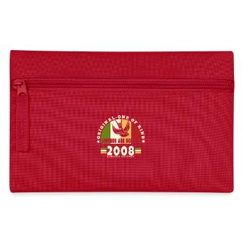 2008 Vintage Anniversaire Légende Cadeau - Trousse - rouge - Devant