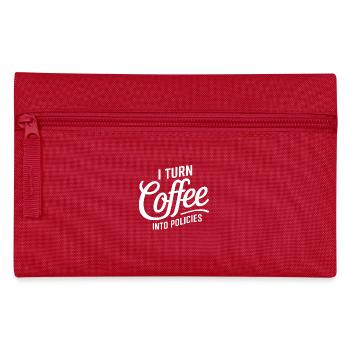Pour les professionnels de l’assurance qui aiment le café - Trousse - rouge - Devant