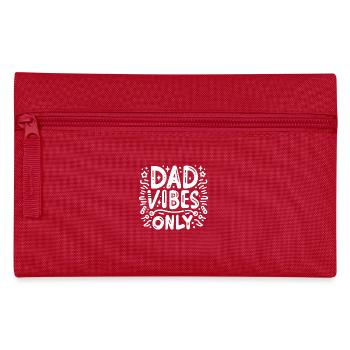 Nur Dad-Vibes - Federtasche - Rot - Vorne