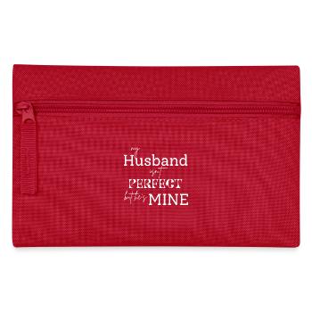 Husband T shirt - Pencil Case - red - Front