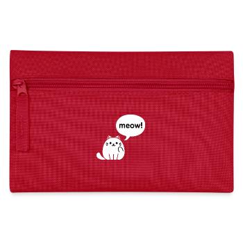 Miaou! - Chat Kawaii mignon - Trousse - rouge - Devant