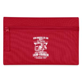 Sexy Fernfahrer LKW Trucker - Federtasche - Rot - Vorne
