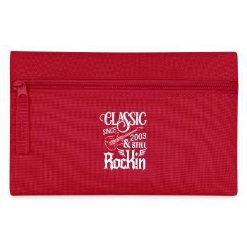 Classic Since 2003 And Still Rockin - Pencil Case - red - Front