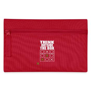 think outside the box - Pencil Case - red - Front
