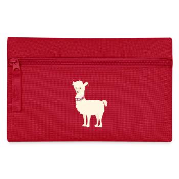 Lama - Federtasche - Rot - Vorne