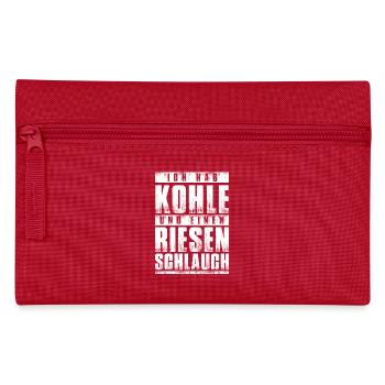 Shisha - Kohle & Schlauch - Federtasche - Rot - Vorne