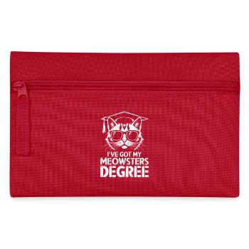 Humorous design for cat lovers - Pencil Case - red - Front