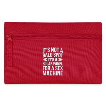 It's Not A Bald Spot it's a Solar For Sex Machine - Trousse - rouge - Devant