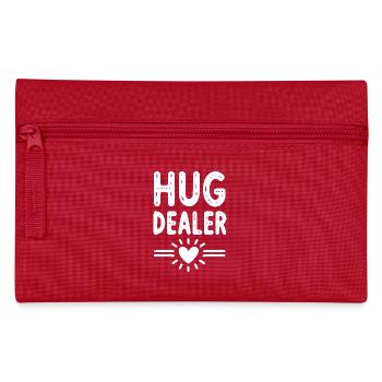 Hug Dealer - Pencil Case - red - Front