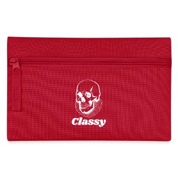 Classy Skull - Pencil Case - red - Front