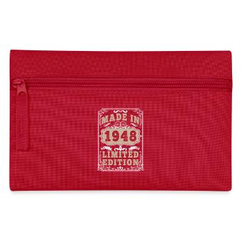 Original 1948 Vintage Vintage Retro Birthday - Pencil Case - red - Front