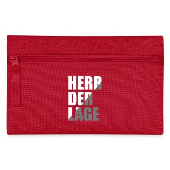 Herr der Lage - Federtasche - Rot - Vorne