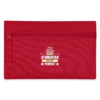 Student - Federtasche - Rot - Vorne