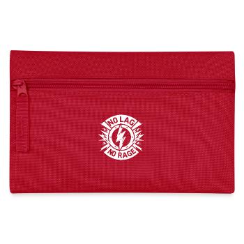No Lag No Rage - Pencil Case - red - Front