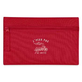 J'peux pas j'ai moto - Trousse - rouge - Devant