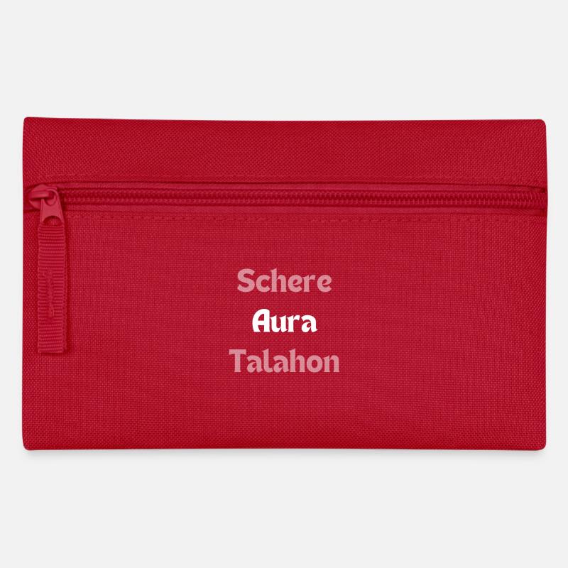AURA Schere Talahon - Federtasche - Rot