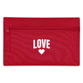 Liebe | Liebe | Herz | Herz - Federtasche - Rot - Vorne