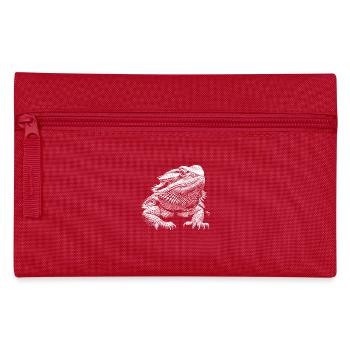 Dragon barbu - Trousse - rouge - Devant