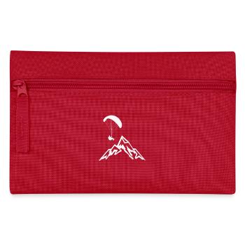 Gleitschirmflieger Fallschirmspringer - Federtasche - Rot - Vorne