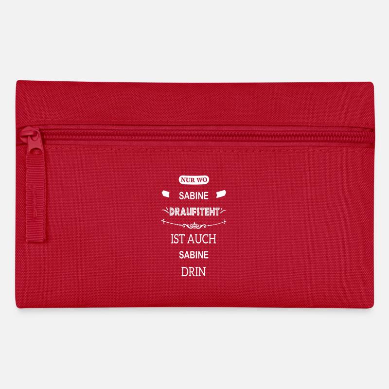 SABINE - Federtasche - Rot