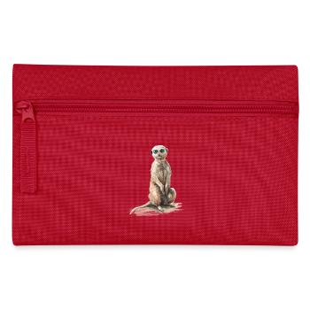 Erdmännchen - Federtasche - Rot - Vorne
