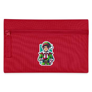 Weihnachtself - Federtasche - Rot - Vorne