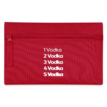 Vodka - Federtasche - Rot - Vorne