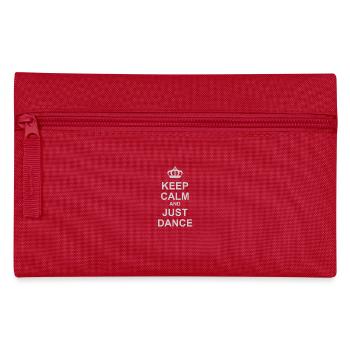 Halten Sie Ruhe und Just Dance - Federtasche - Rot - Vorne