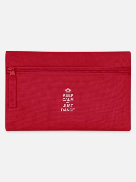 Keep Calm And Just Dance - Pencil Case - red