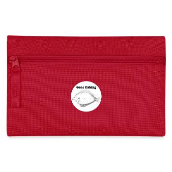 Autocollant de pêche - Trousse - rouge - Devant