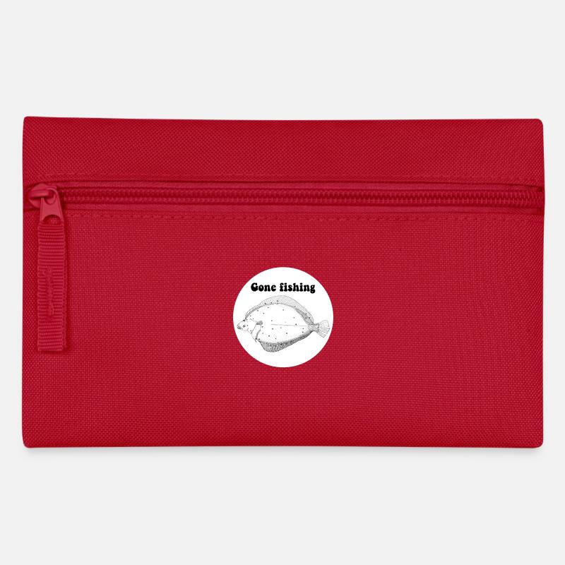 Autocollant de pêche - Trousse - rouge