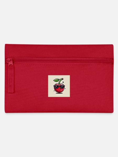 Kirsch - Federtasche - Rot
