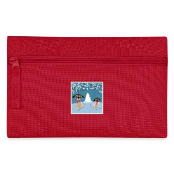 Chien d’hiver - Trousse - rouge - Devant