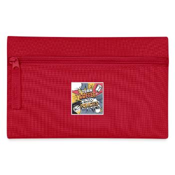 For insurance professionals who love coffee - Pencil Case - red - Front