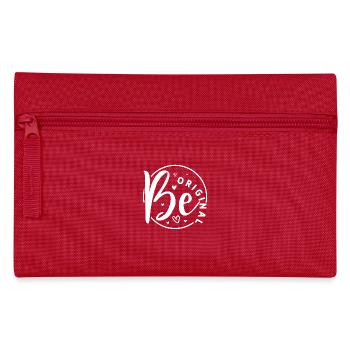 Être original vectorielle design symbole rétro citation étiquette - Trousse - rouge - Devant