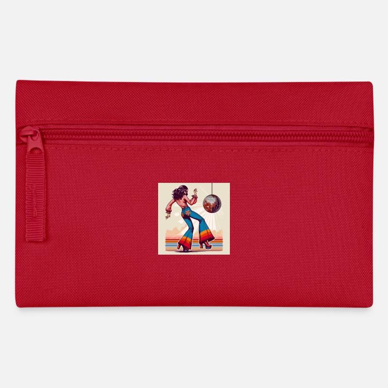 Retro Disco - Pencil Case - red