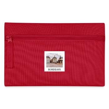 Bordeaux, France - Pencil Case - red - Front