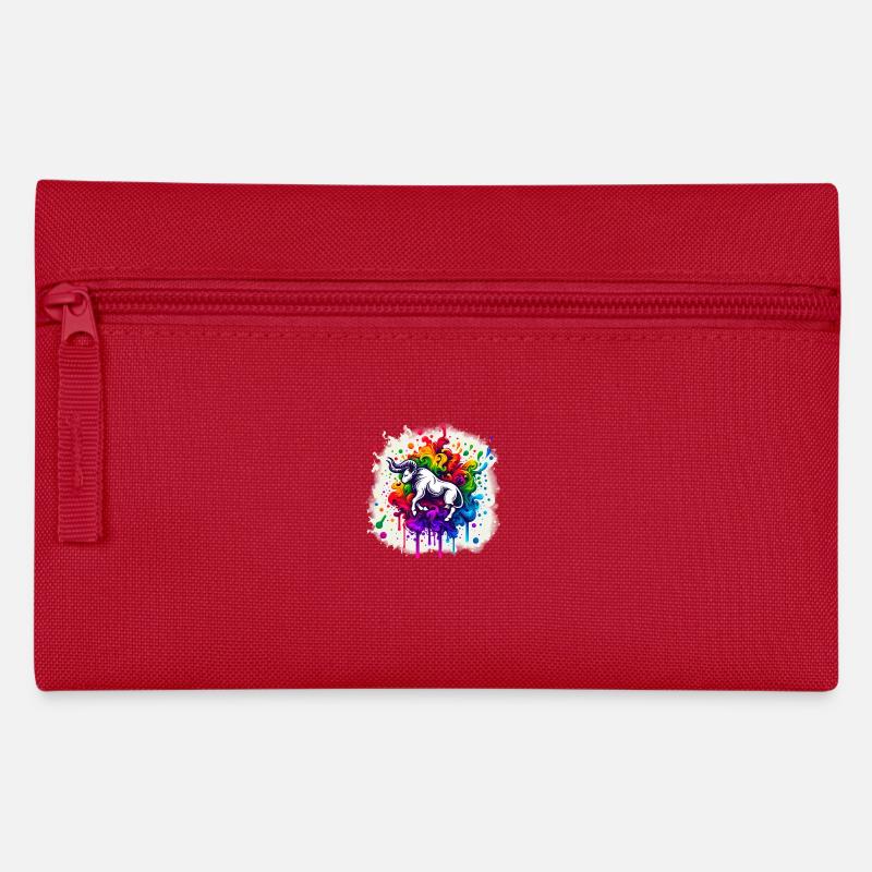 Zodiaque : Taureau - Trousse - rouge