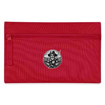 Logo du pêcheur - Trousse - rouge - Devant