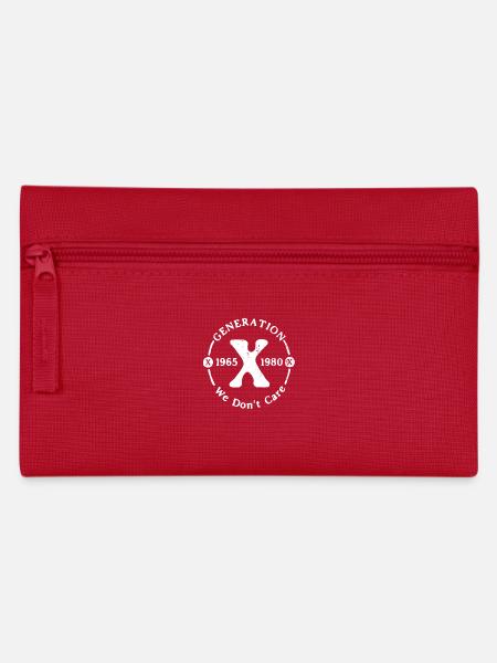 Generation X Stay Strong Positives Zitat Niedliche 80er Jahre - Federtasche - Rot