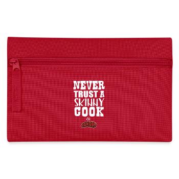 Cadeau drôle de Noël de cuisine gastronomique - Trousse - rouge - Devant