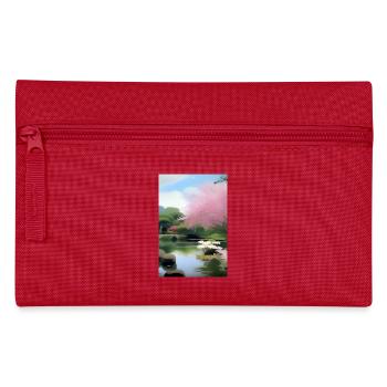 Jardin zen chinois - Trousse - rouge - Devant