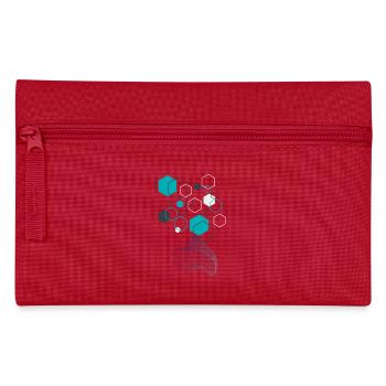 GeoFusion 3 : un design géométrique audacieux - Trousse - rouge - Devant