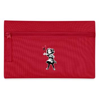 Street Art Girl 23249 - Pencil Case - red - Front