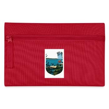 Inselblick – Kroatische Ruhezone - Federtasche - Rot - Vorne