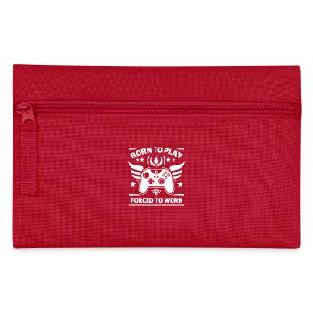 Né pour jouer, forcé de travailler - Trousse - rouge - Devant
