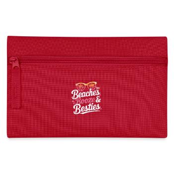 Beaches, cocktails and best friends - Pencil Case - red - Front