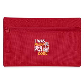 Magma Humor – Before Coolness, Geologist - Pencil Case - red - Front